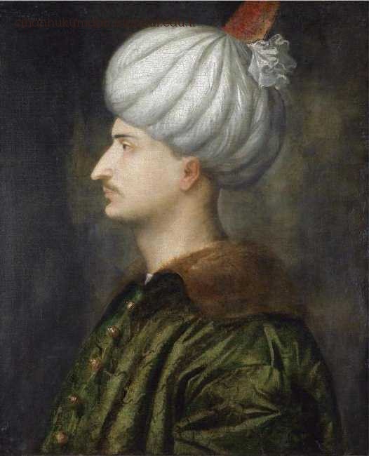 Kanuni Sultan Süleyman Venedikli Ressam Tiziano Vecellionun Atolyesinden 538343