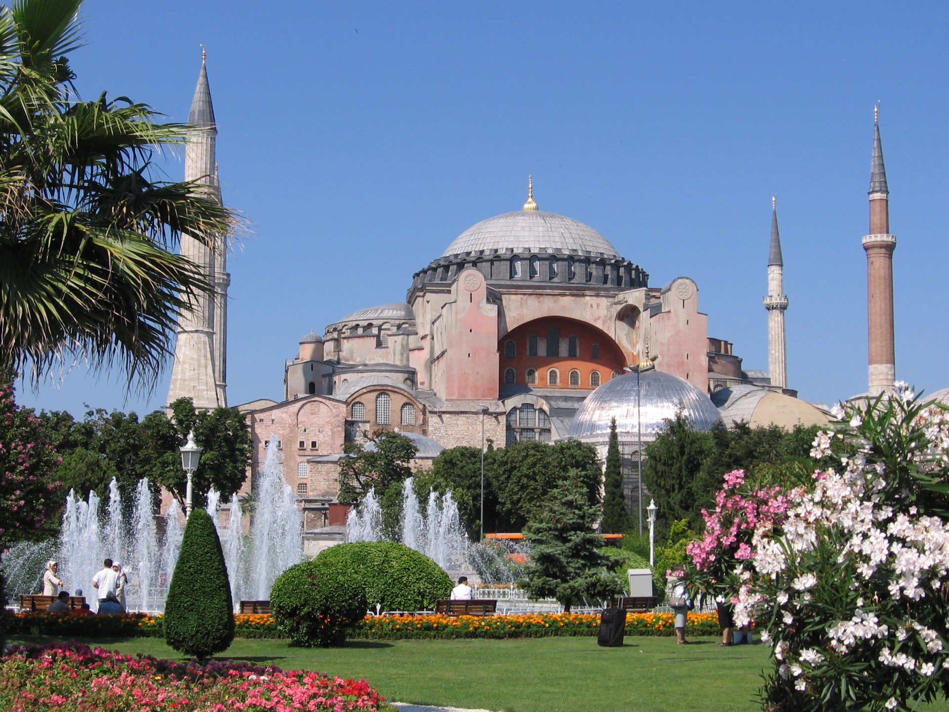 Abdülmecid Dönemi İstanbul Ayasofya Camii Tamiratları .Hagia Sophia Aghia Ayasofya Klise Müze Istanbul Turkey Photograph