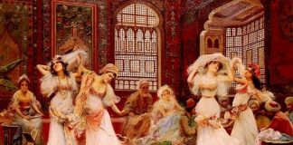 Haremden Görüntüler Türk Kızı Tablo Türk Sarayı Haremi Tarihi Eski Cariye Kadın Görseli Padişahı Sultanları Saray Haremi Ailesi Eşleri Gözde İkbal