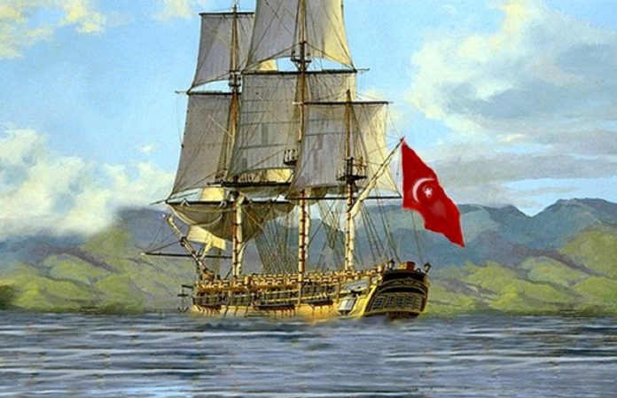 Osmanlı Padişahı Sultan 3. Selim Dönemi Donanma Ve Tersane Askeri Deniz Osmanli Donanmasi Gemi Bahriye Savaş