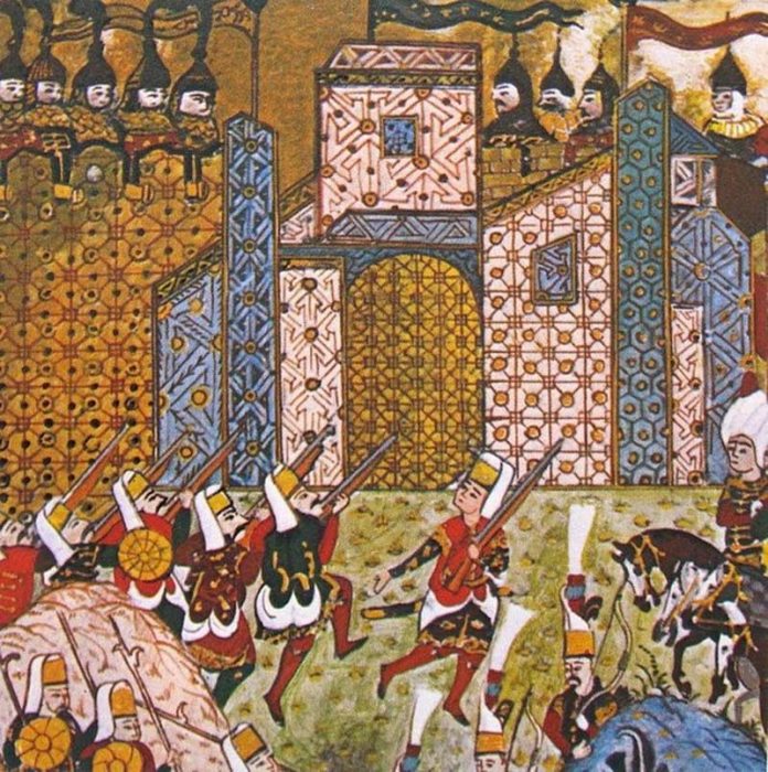 III. Selim Dönemi İsyanları Ve Osmanlı Devleti Reform Karşı Hareketleri Baş Kaldırı Islahat Yenilik Karşıtı Ayaklanma Halk Asker Darbeleri. Ottomane Empire Minyatür