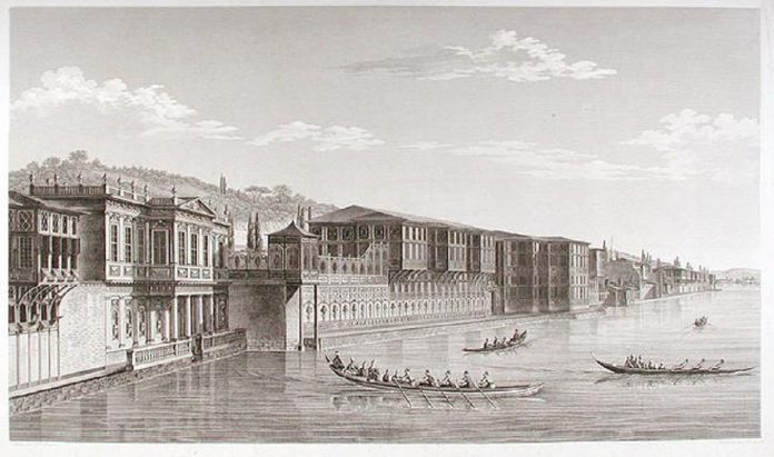 Osmanlı Padişahı III. Selimin Kızkardeşi Hatice Sultanın Sarayı Tablosu Hatice Sultan Palace