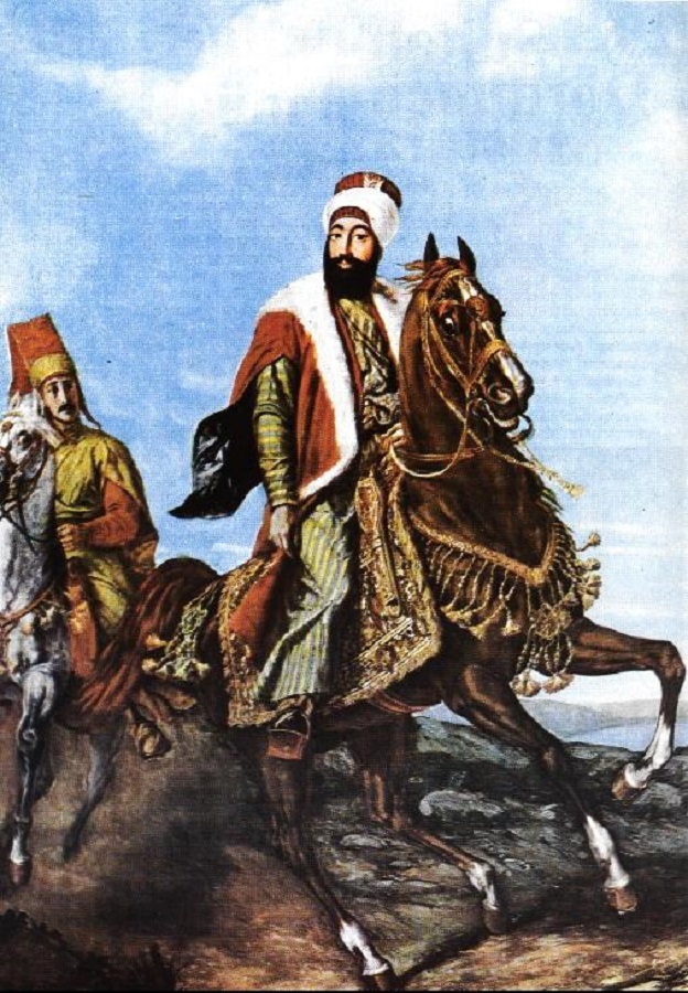 Padişah II. Mahmud Sened I İttifak Ve Ayanlar Alemdar Vakası. Osmanlı Padişahı İslam Halifesi. Ottoman Empire