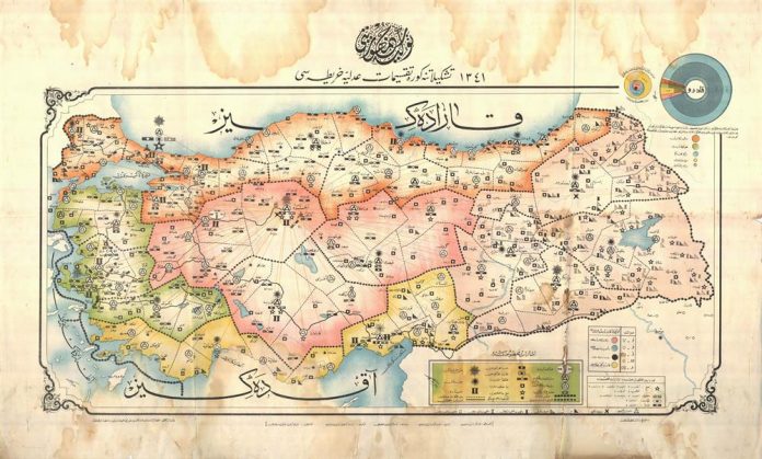 Sultan II. Abdülhamid Devri Harita Ve Planlarında İstanbul Adlı Kitap Abdulhamit Han Petrol Haritasi